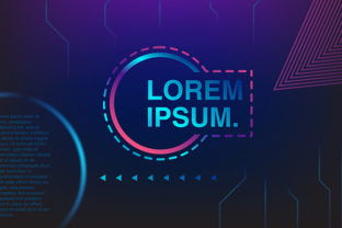 Download Neon Background Design Banner. - Design Collection