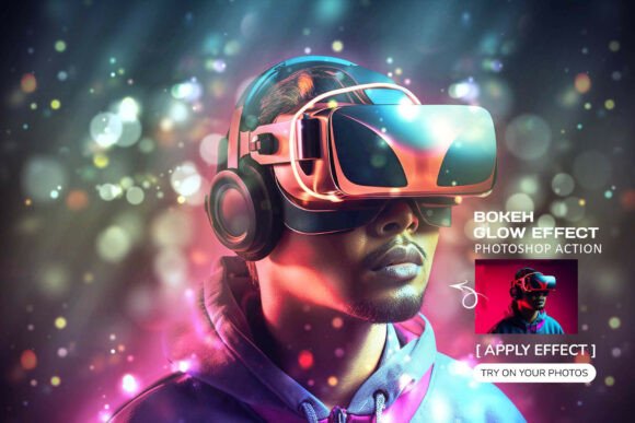 Download Bokeh Glow Effect Photoshop Action - Photoshop Collection