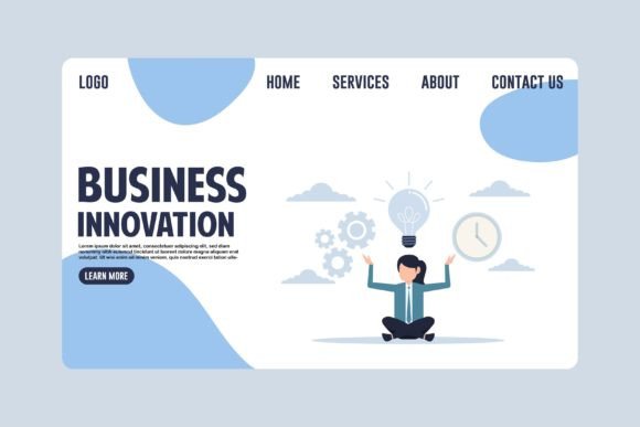 Download Landing Page Business Innovation Design - Design Collection