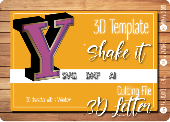 Download 3D Letter with Window: Y - Letter Collection