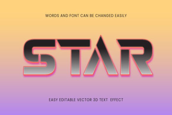 Download Star - 3d Style Easy Editable Design - Design Collection