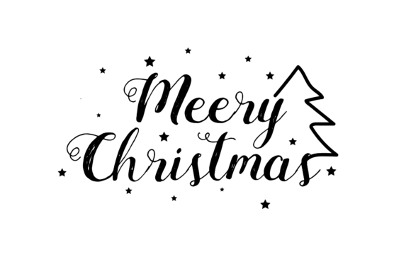 Download Merry Chritsmas Decor Text Design - Design Collection