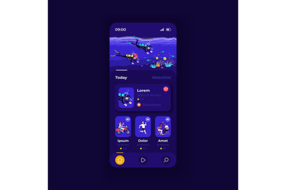 Download Video Streaming Application Interface - App Collection