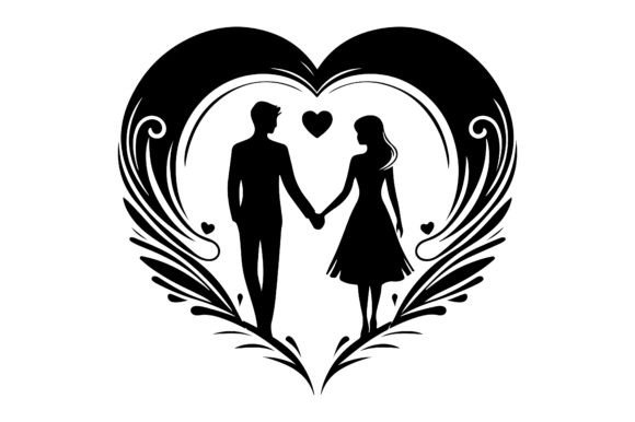 Download About Couple Heart Shape SVG Design - Design Collection