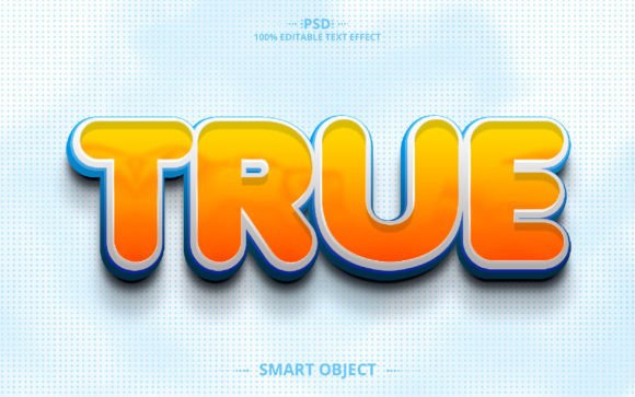 Download True Text Effect Editable Design - Design Collection