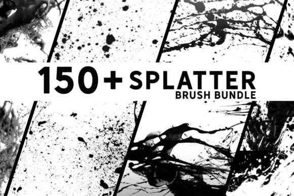 Download 150+ Photoshop Splatter Brush Bundle - Photoshop Collection