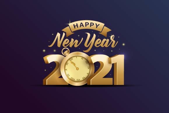 Download Happy New Year 2021 Golden Shine - App Collection