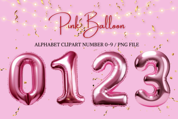 Download Pink Balloon Alphabet Letter Number - Letter Collection