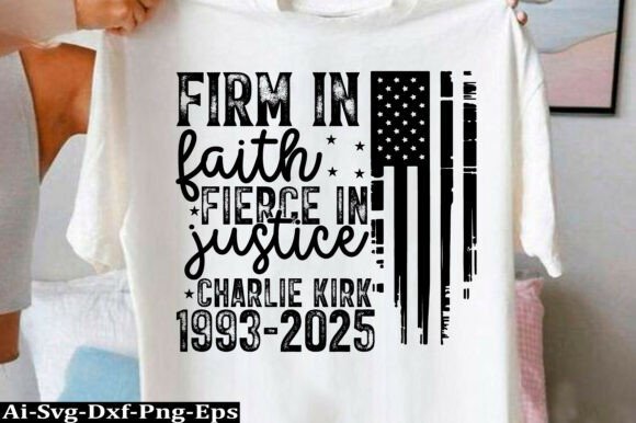 Download Charlie Kirk PNG Design, Firm in Faith - Design Collection