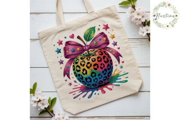 Download Vibrant Leopard Apple PNG Design - Design Collection