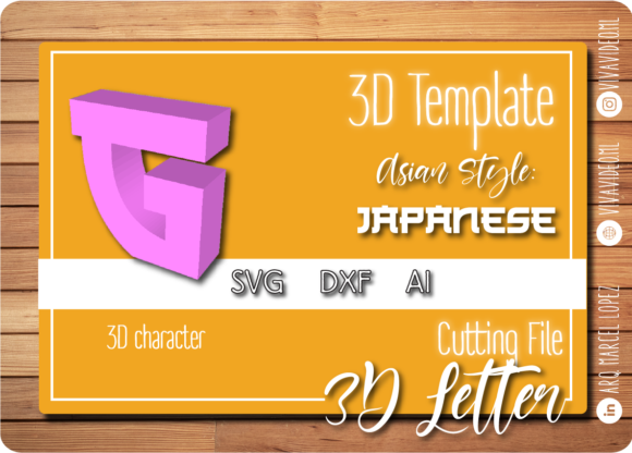 Download 3D Letter Asian Style - G - Letter Collection