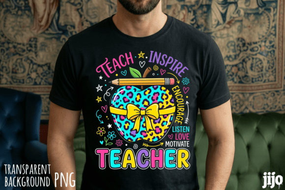 Download Teacher Apple Colorful Pencil PNG - App Collection