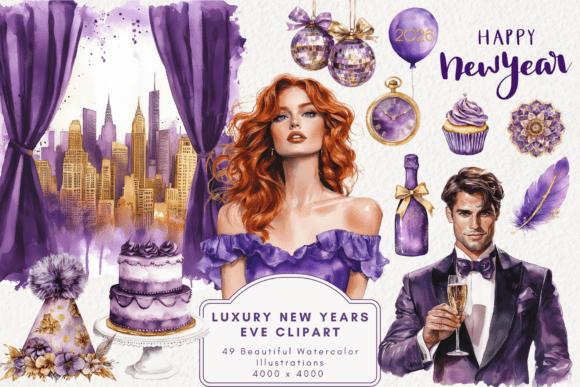 Download Luxury New Year's Eve Clipart - Eve Collection