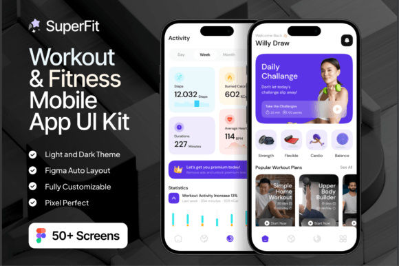 Download SuperFit - Workout &amp; Fitness Mobile App - App Collection