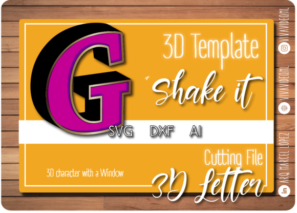 Download 3D Letter with Window: G - Letter Collection