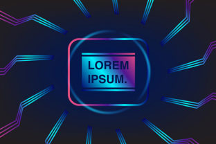 Download Neon Background Design Banner. - Design Collection