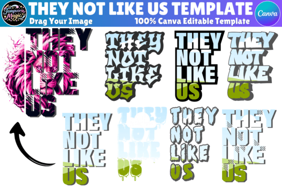 Download They Not Like Us Canva Editable Design - Design Collection