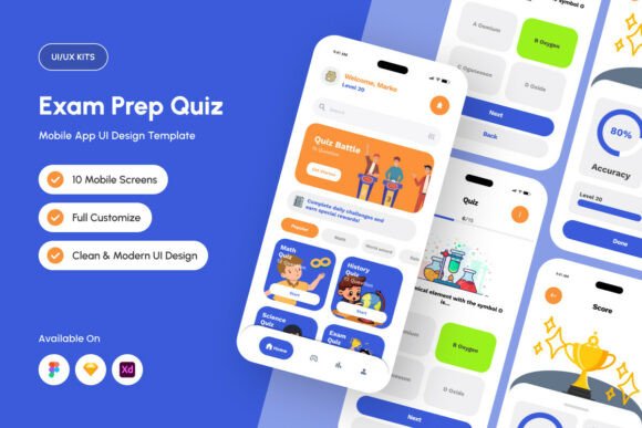 Download Quizora – Academic Test App Design - Design Collection