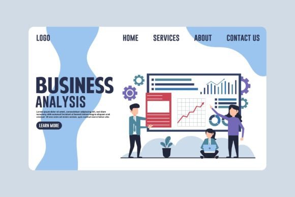 Download Business Analysis Landing Page Design - Design Collection