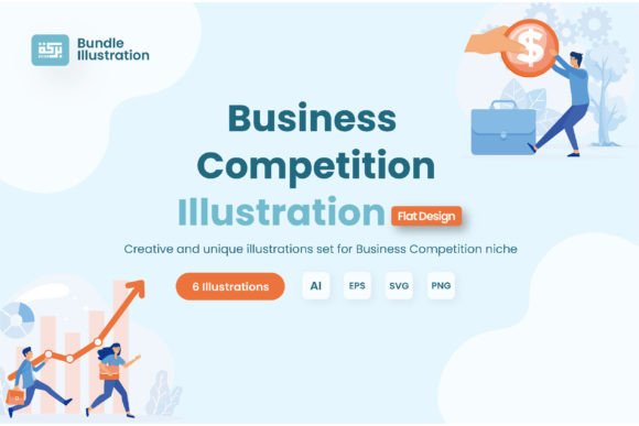 Download Business Competition Illustration Design - Design Collection
