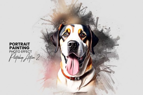 Download Portrait Painting Photoshop Action - Photoshop Collection