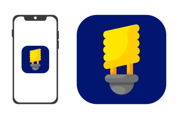 Download Neon Lamp Apps Icon - App Collection
