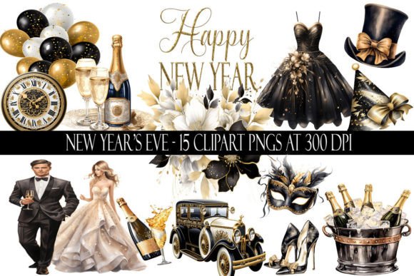 Download New Year's Eve Clipart - Eve Collection